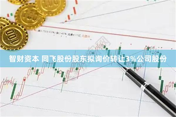 智财资本 同飞股份股东拟询价转让3%公司股份
